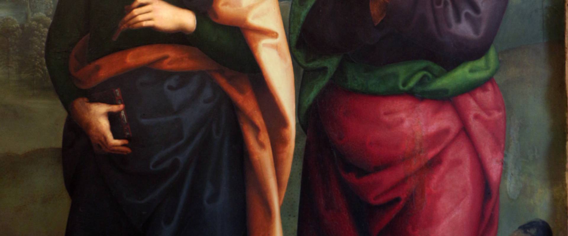 Perugino, madonna in gloria e santi, da s. giovanni in monte, 1500 ca. 04 foto di Sailko